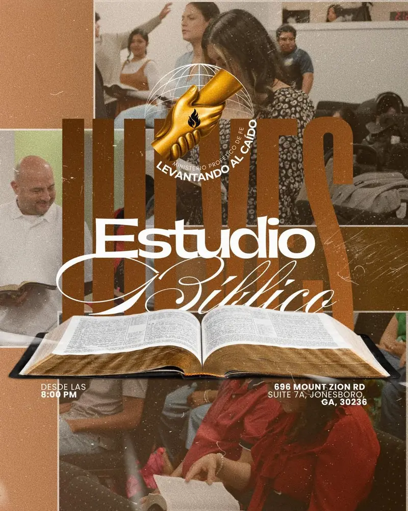 Estudio Bíblico — Jueves 8PM