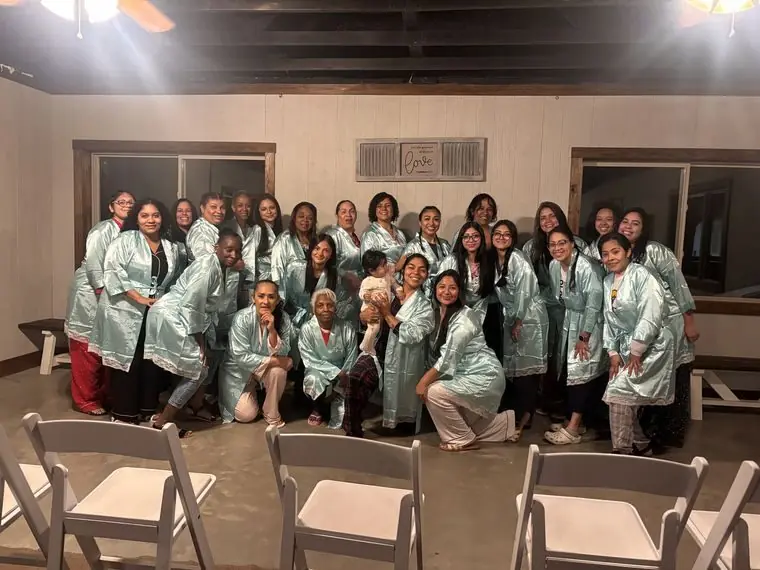 Mujeres del retiro juntas